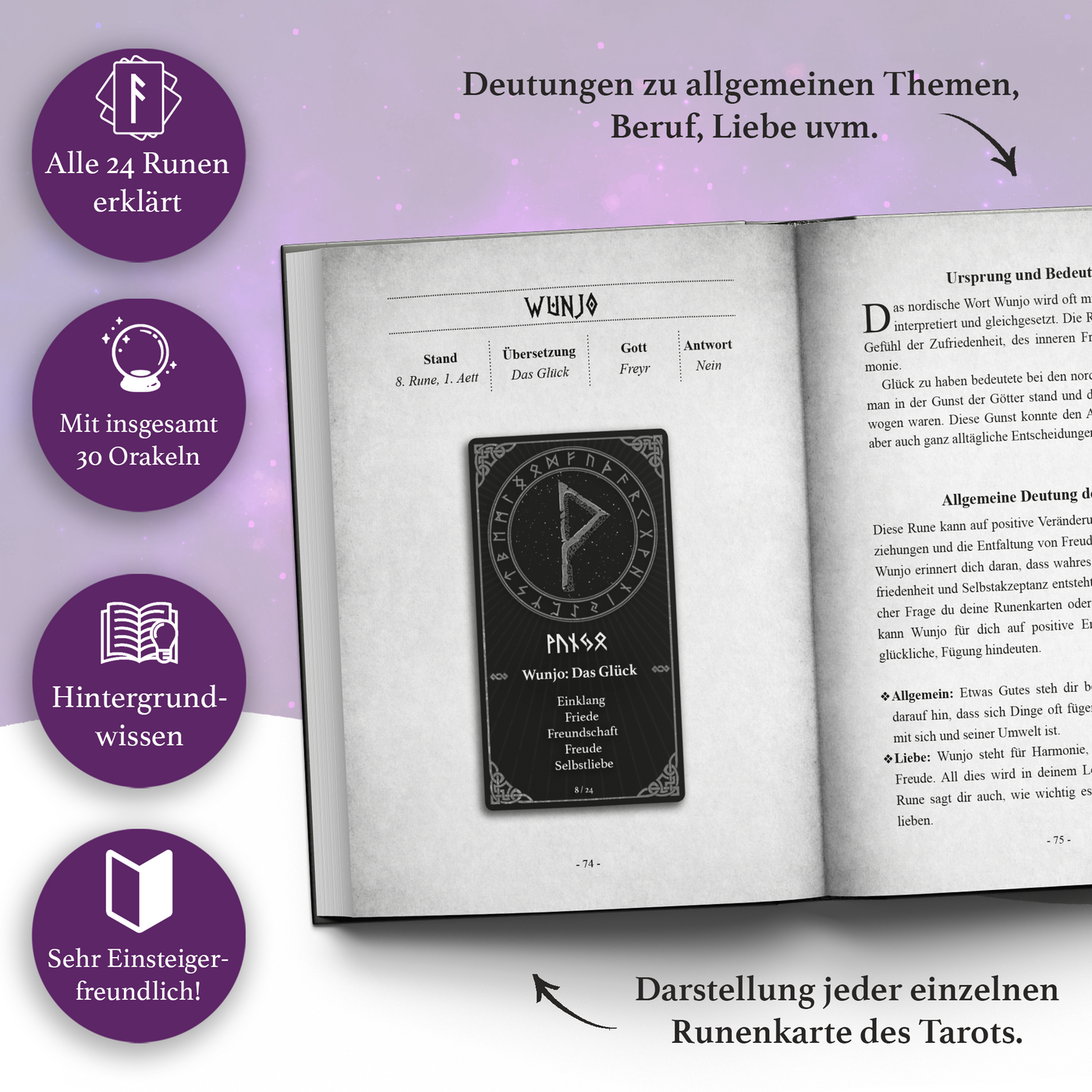 Runen lesen - Über Runensteine & Runentarot